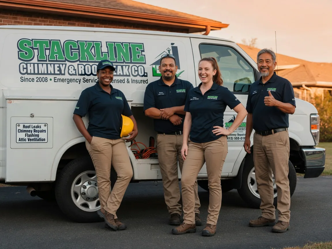 Chimney flashing repair company in Jarreau, LA
